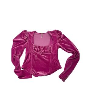 Free People Brigette Velvet Top